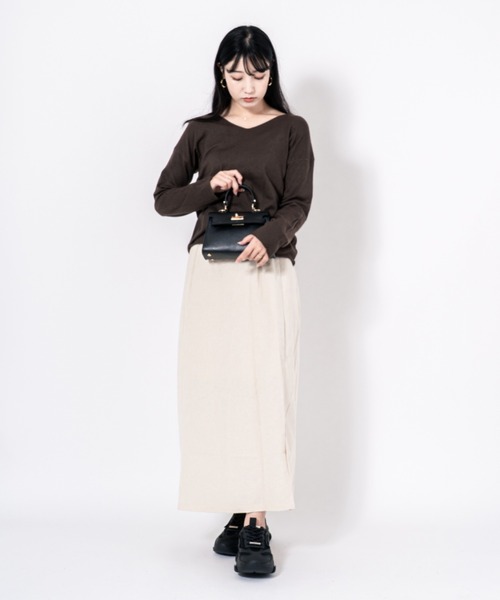 AULENTTI（オウレンティ）の「【AULENTTI/オウレンティ】金具ベルト 2WAYレザー ショルダーバッグ ハンドバッグ イタリア製（ショルダーバッグ・レディース・ブラック・FREE）」の7枚目の写真