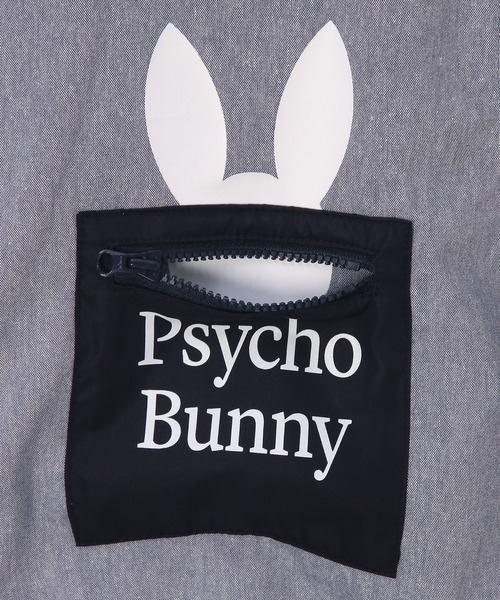 Psycho Bunny(サイコバニー)の「ポケットバニー ボタンダウンシャツ(シャツ/ブラウス・メンズ・ホワイト/ネイビー/ミント・SMALL/MEDIUM/LARGE/X-LARGE)」の13枚目の写真