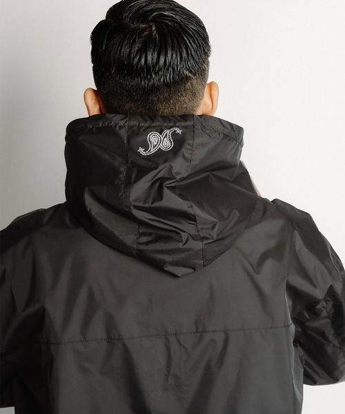 Subciety(サブサエティ)の「Nylon jkt(ナイロンジャケット・メンズ・オリーブ/ブラック/グレー・X-LARGE/LARGE/MEDIUM/SMALL)」の21枚目の写真