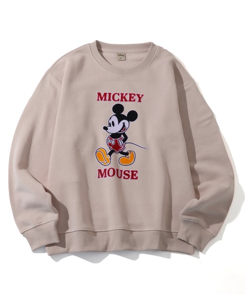 Disney(ディズニー)の「【Disney/ディズニー】ミッキーマウス&ベイマックス サガラ刺繍 スウェット トレーナー 裏起毛(スウェット・メンズ・ブラック系その他/グレイッシュベージュ/アイボリー/ブラック/サックスブルー/ライトベージュ/スミクロ/オートミール/オフホワイト/ネイビー・M/L/LL)」の8枚目の写真