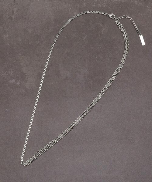 THE SHOP TK （ザ ショップ ティーケー ）の「アソートチェーンネックレス（ネックレス・メンズ・シルバー系5/シルバー系/シルバー・00）」の3枚目の写真