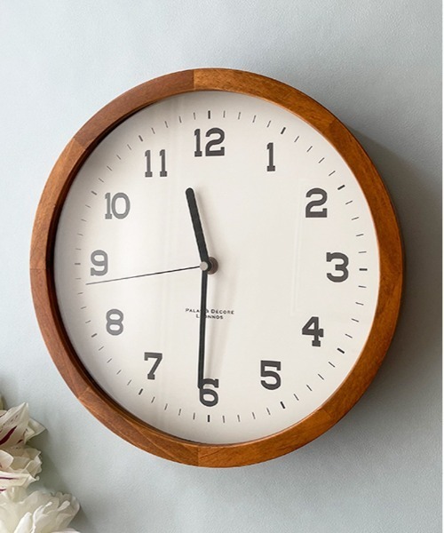 その他セレクト（ソノタセレクト）の「アイナ ウッドクロック ウォール XL（掛け時計・レディース・ブラウン・FREE）」の3枚目の写真