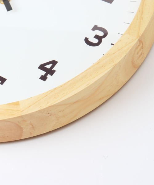 その他セレクト（ソノタセレクト）の「アイナ ウッドクロック ウォール XL（掛け時計・レディース・ブラウン・FREE）」の4枚目の写真