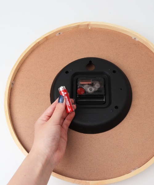 その他セレクト（ソノタセレクト）の「アイナ ウッドクロック ウォール XL（掛け時計・レディース・ブラウン・FREE）」の11枚目の写真