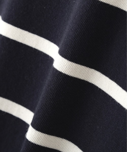 MHL.(エムエイチエル)の「SMOOTH COTTON JERSEY TOP(Tシャツ/カットソー・メンズ・ホワイト系その他6/ブラック/ホワイト・MEDIUM/LARGE)」の13枚目の写真