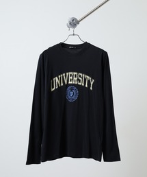 プリント ロングTシャツ Printed long sleeve T-shirt unisex