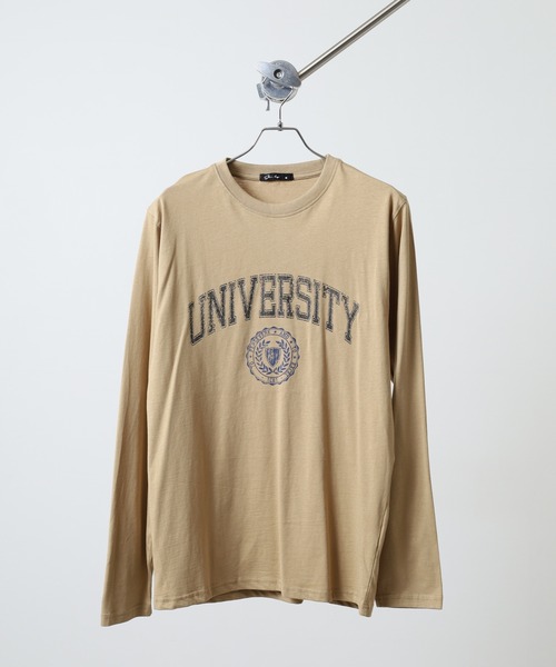 FUNALIVE(ファンアライブ)の「プリント ロングTシャツ Printed long sleeve T-shirt unisex(Tシャツ/カットソー・メンズ・サックスブルー/ネイビー/ブラック系2/ブラック系5/ブラック系4/ブラック系3/チャコール/キナリ/ホワイト系1/ホワイト系2/ホワイト系3/ブラック系1/オフホワイト/ヘザーグレー/オートミール/杢グレー/ブラック/ベージュ/ラベンダー/チャコールグレー・L/XL/M)」の17枚目の写真