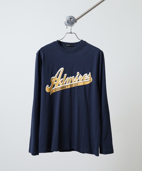 FUNALIVE(ファンアライブ)の「プリント ロングTシャツ Printed long sleeve T-shirt unisex(Tシャツ/カットソー・メンズ・サックスブルー/ネイビー/ブラック系2/ブラック系5/ブラック系4/ブラック系3/チャコール/キナリ/ホワイト系1/ホワイト系2/ホワイト系3/ブラック系1/オフホワイト/ヘザーグレー/オートミール/杢グレー/ブラック/ベージュ/ラベンダー/チャコールグレー・L/XL/M)」の1枚目の写真