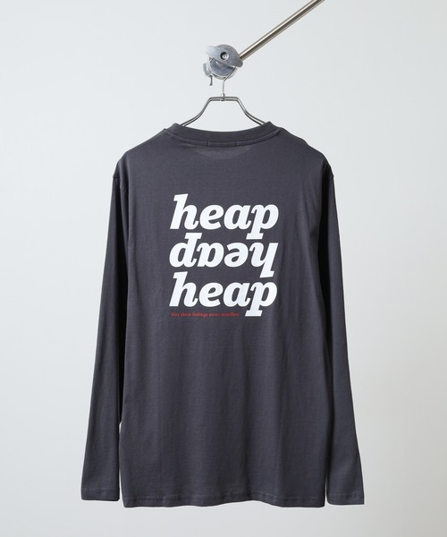 FUNALIVE(ファンアライブ)の「プリント ロングTシャツ Printed long sleeve T-shirt unisex(Tシャツ/カットソー・メンズ・サックスブルー/ネイビー/ブラック系2/ブラック系5/ブラック系4/ブラック系3/チャコール/キナリ/ホワイト系1/ホワイト系2/ホワイト系3/ブラック系1/オフホワイト/ヘザーグレー/オートミール/杢グレー/ブラック/ベージュ/ラベンダー/チャコールグレー・L/XL/M)」の16枚目の写真