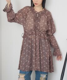 シフォン チュニック ワンピース」に該当するファッション通販