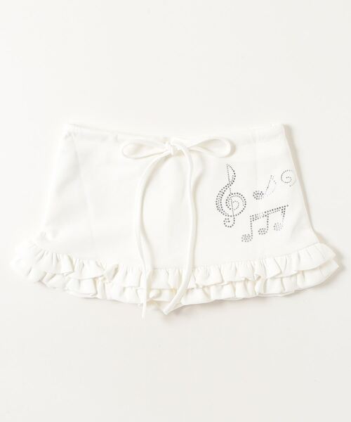 .KOM(ドットコム)の「A'GEM/9 × .kom 『.KOM/ドットケーオーエム』ショート丈フリルスウェットパンツ(その他パンツ・レディース・ブラック/グレー/オフホワイト・S/M)」の14枚目の写真