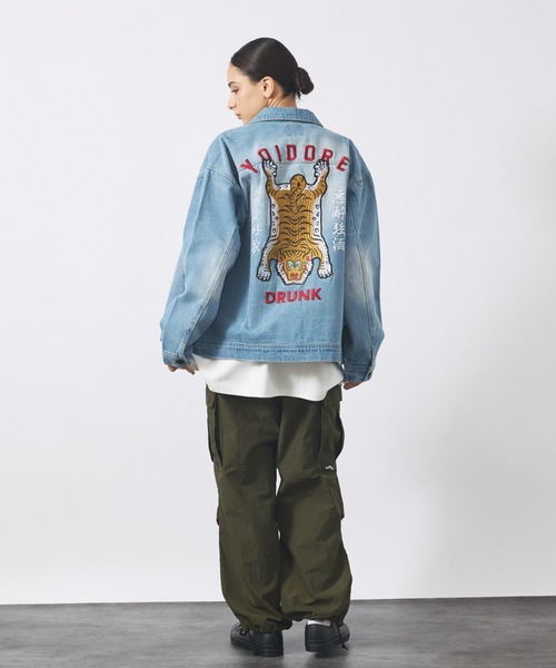 YOIDORE / ヨイドレ】Tibetan Denim Jacket / チベタン デニム