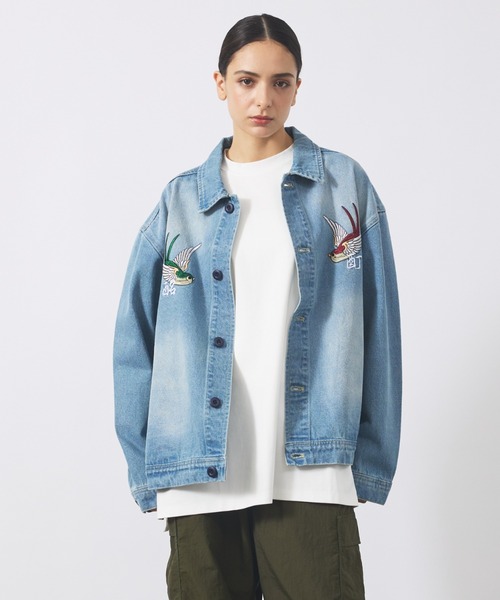 ★プロフ必読★ヨリ　デニムジャケット YOIDORE / ヨイドレ】Tibetan Denim Jacket / チベタン デニム