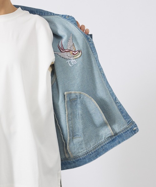 YOIDORE / ヨイドレ】Tibetan Denim Jacket / チベタン デニム