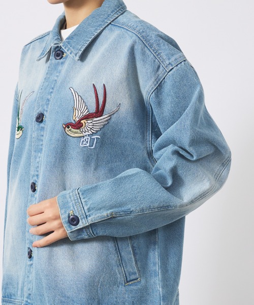 YOIDORE / ヨイドレ】Tibetan Denim Jacket / チベタン デニム