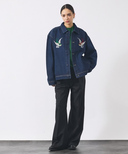 YOIDORE / ヨイドレ】Tibetan Denim Jacket / チベタン デニム