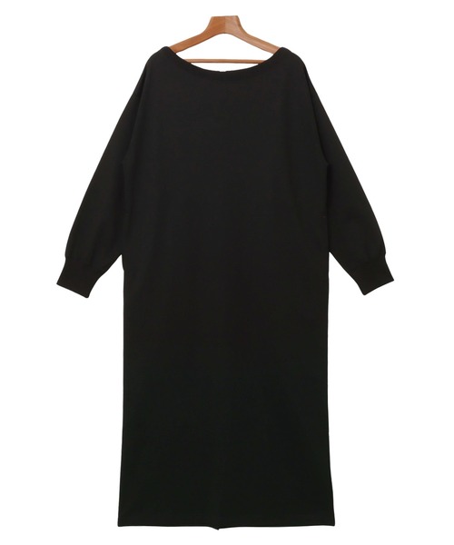 andme（アンドミー）の「オフショルダースウェットワンピース（ワンピース・レディース・チャコールグレー/ブラック/ネイビー・M/MT）」の9枚目の写真