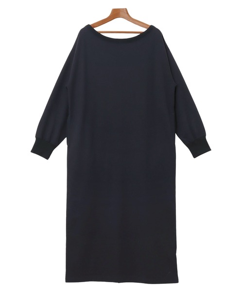 andme（アンドミー）の「オフショルダースウェットワンピース（ワンピース・レディース・チャコールグレー/ブラック/ネイビー・M/MT）」の8枚目の写真