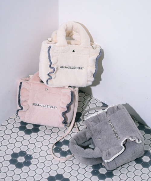 フリルトートミニ＞フェイクファー（トートバッグ）｜JILL by JILL