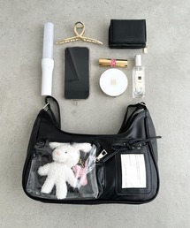 wears（ウェアーズ）の「クリアポケット付き PU推し活痛バッグ（ハンドバッグ）」