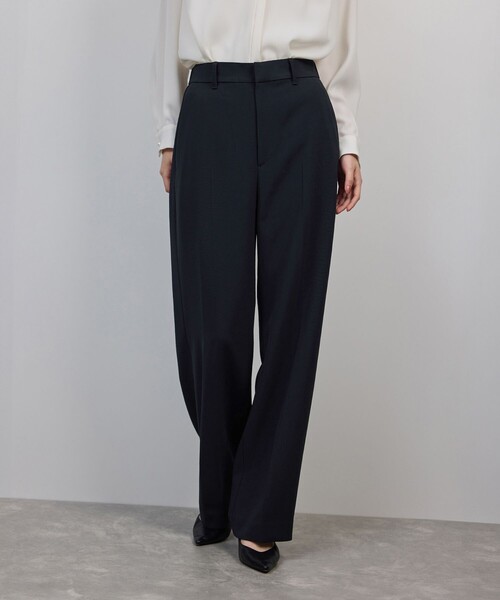 ROPE'(ロペ)の「トリアセダブルクロス ストレートワイドパンツ/イージーケア・セットアップ対応・25AW(その他パンツ・レディース・ネイビー・38/36/40)」の22枚目の写真