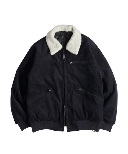 ジプソフィア　Gypsohila 2Way Blousonコーデュロイ　黒 2Way Blouson | gypsohila
