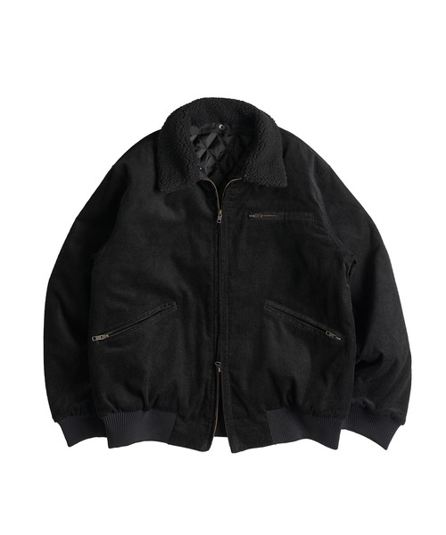 WISH FOR EVER(EBbVtH[Go[)DRAW CODE DOUBLE ZIP 2WAY CORDUROY BLOUSON / h[R[h_uWbvQWAYR[fCu](u])