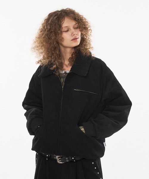 セール】DRAW CODE DOUBLE ZIP 2WAY CORDUROY BLOUSON / ドローコード
