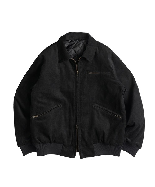 DRAW CODE DOUBLE ZIP 2WAY CORDUROY BLOUSON / ドローコード