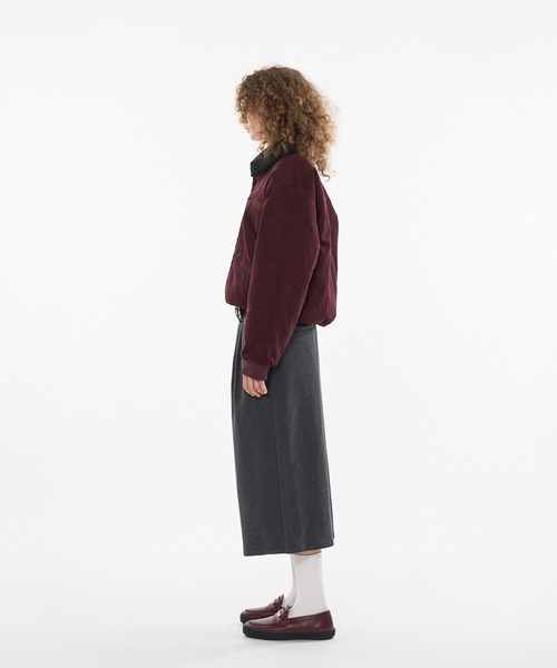 DRAW CODE DOUBLE ZIP 2WAY CORDUROY BLOUSON / ドローコードダブル