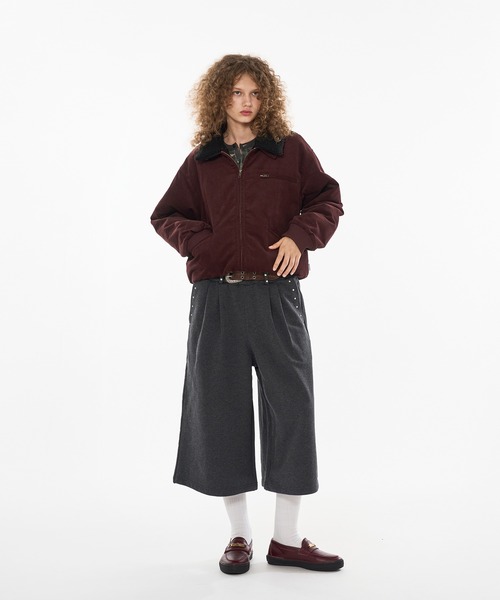 ジプソフィア Gypsohila 2Way Blousonコーデュロイ 黒 2Way