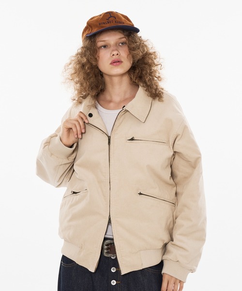 セール】DRAW CODE DOUBLE ZIP 2WAY CORDUROY BLOUSON / ドローコード