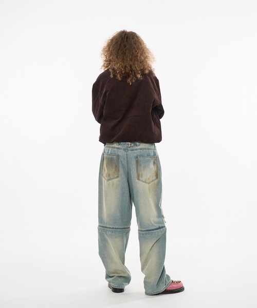 WISH FOR EVER ドローコードダブルジップ２WAYコーデュロイブルゾン WISH FOR EVER（ウィッシュフォーエバー） ブルゾン アウター DRAW