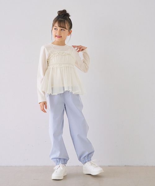 coca(coca)(コカ)の「キッズ ドットチュールビスチェ(キャミソール・キッズ・ブラック/アイボリー・130/120/150/140)」の20枚目の写真