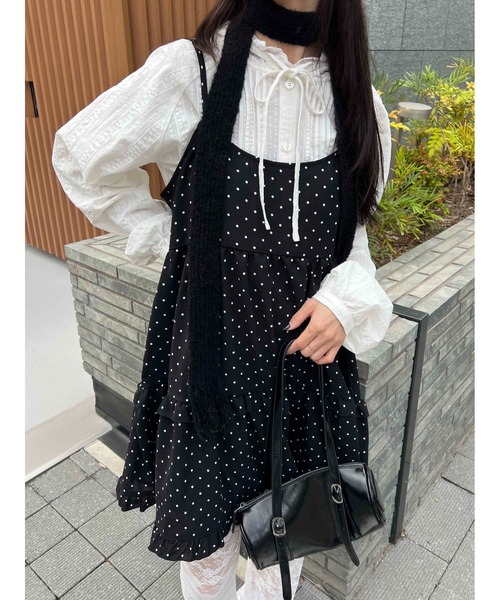 セール】《秋冬新作☆》ミニティアードフリルワンピース（ワンピース