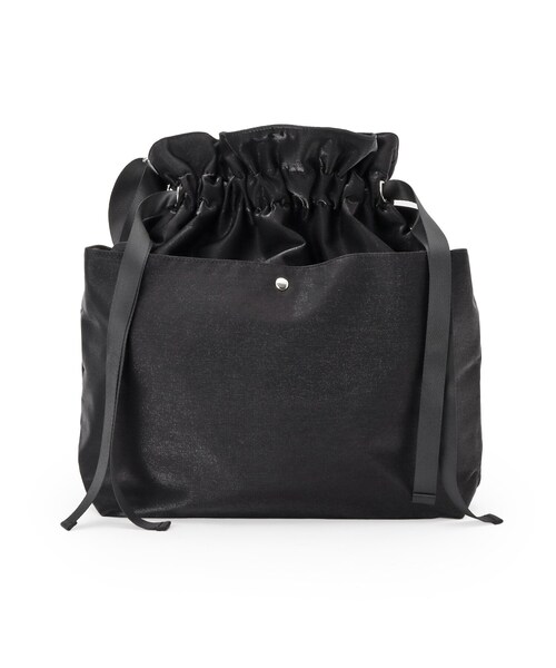 SHOO・LA・RUE(シューラルー)の「シャイニー生地巾着ショルダーバッグ(ショルダーバッグ・レディース・グレー/シルバー/ブラック/ブロンズ・00)」の15枚目の写真