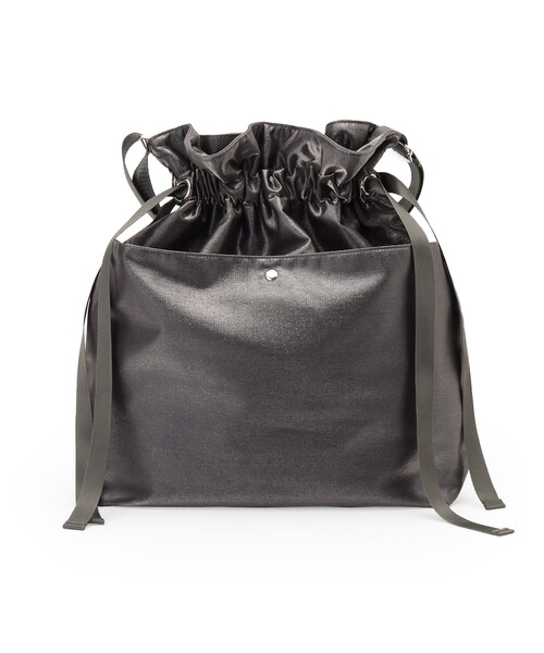 SHOO・LA・RUE(シューラルー)の「シャイニー生地巾着ショルダーバッグ(ショルダーバッグ・レディース・グレー/シルバー/ブラック/ブロンズ・00)」の16枚目の写真