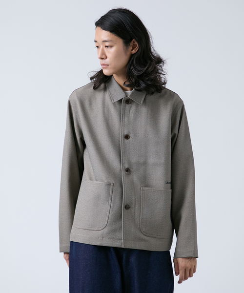 トゥジュー 24SS ハーフスリーブビッグカバーオールシャツ グレー トゥジュー 24SS ハーフスリーブビッグカバーオールシャツ グレー