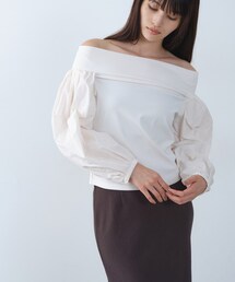 CODE A（コードエー）の「puff glow off top（シャツ/ブラウス）」