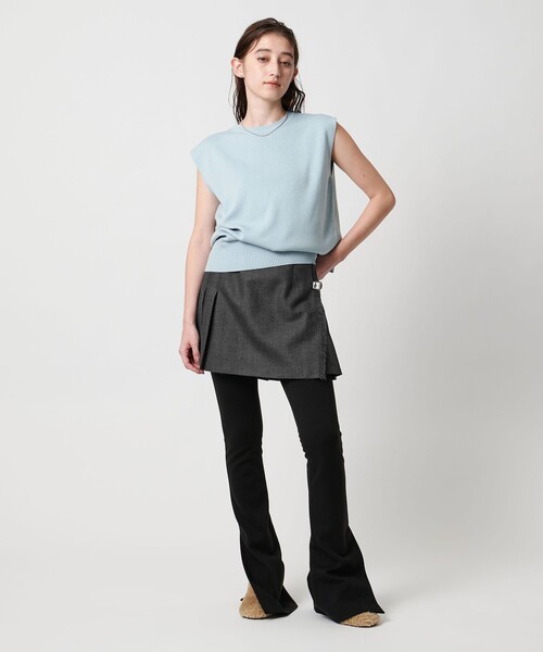 O'NEIL of DUBLIN（オニールオブダブリン）の「【別注】＜O’NEIL of DUBLIN＞マイクロ ミニ スカート（スカート・レディース・ダークグレー・8/10）」の3枚目の写真