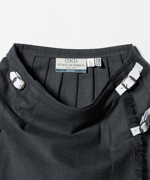 O'NEIL of DUBLIN（オニールオブダブリン）の「【別注】＜O’NEIL of DUBLIN＞マイクロ ミニ スカート（スカート・レディース・ダークグレー・8/10）」の8枚目の写真