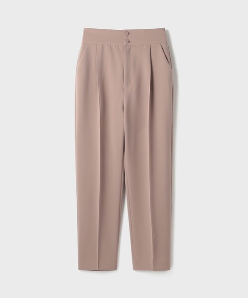 GRACE CONTINENTAL(グレースコンチネンタル)の「ハイウエストテーパードパンツ(その他パンツ・レディース・ピンク/ブラック・38/36)」の1枚目の写真