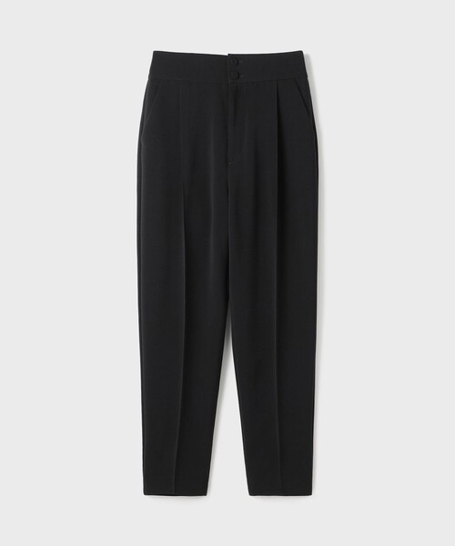 GRACE CONTINENTAL(グレースコンチネンタル)の「ハイウエストテーパードパンツ(その他パンツ・レディース・ピンク/ブラック・38/36)」の2枚目の写真