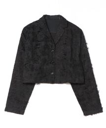 WEB限定ジャガードショートジャケット