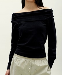anggae（アンゲ）の「anggae/アンゲ OFF SHOULDER PULLOVER オフショルダーカシミヤニットトップス（ニット/セーター）」