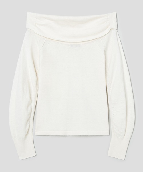 anggae（アンゲ）の「anggae/アンゲ OFF SHOULDER PULLOVER オフ
