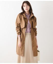 NEWYORKER（ニューヨーカー）の「【ウォッシャブル】TCナチュラルクロス フード付きアウター（ダウンジャケット/コート）」