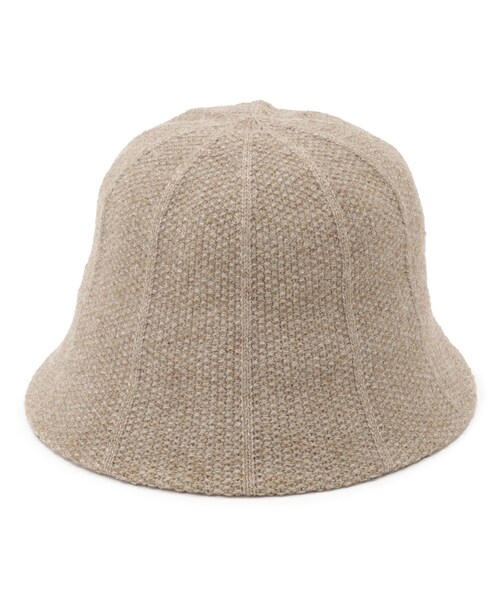 ITS'DEMO（イッツデモ）の「ウールライクニットバケットハット（ハット・レディース・グレー/ブラック/ベージュ・00）」の3枚目の写真