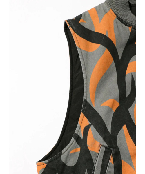 made in standard (メイドインスタンダード)の「【MADE IN STANDARD】PRINTED MA-1 VEST REVERSIBLE/リバーシブル【WEB限定】(ブルゾン・メンズ・ブラック/グレー・L/M)」の5枚目の写真
