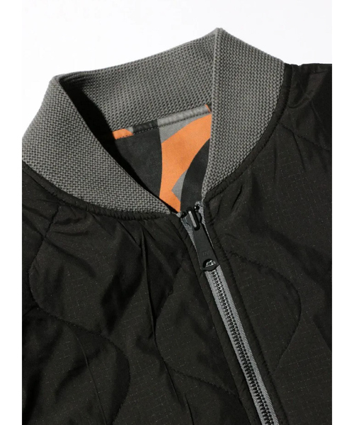 made in standard (メイドインスタンダード)の「【MADE IN STANDARD】PRINTED MA-1 VEST REVERSIBLE/リバーシブル【WEB限定】(ブルゾン・メンズ・ブラック/グレー・L/M)」の9枚目の写真
